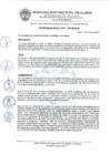 Vista preliminar de documento Ordenanza Municipal que aprueba la modificación del RAS y el CUIS de la M.D.O