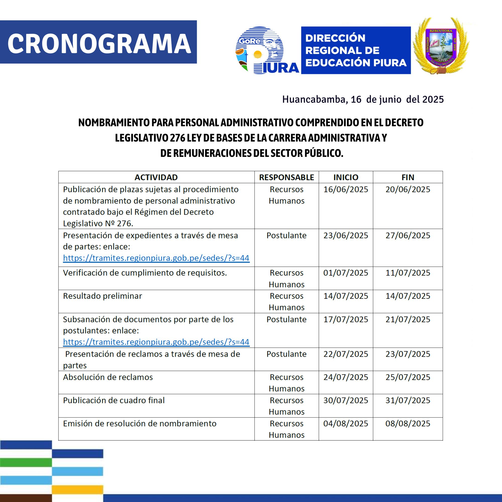 Nombramiento