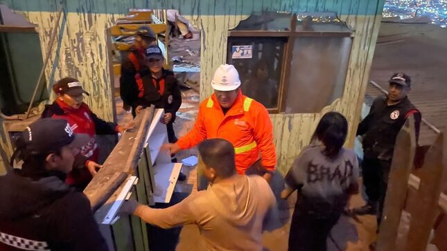 Gore Callao brindó ayuda humanitaria a familias afectadas por sismo en Mi Perú