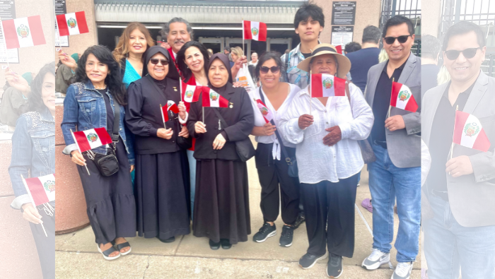Comunidad peruana en Chicago participa en homenaje al papa León XIV