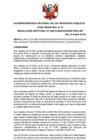 Vista preliminar de documento Resolución Jefatura N.° 274-2025-SUNARP/ZRIX/JEF