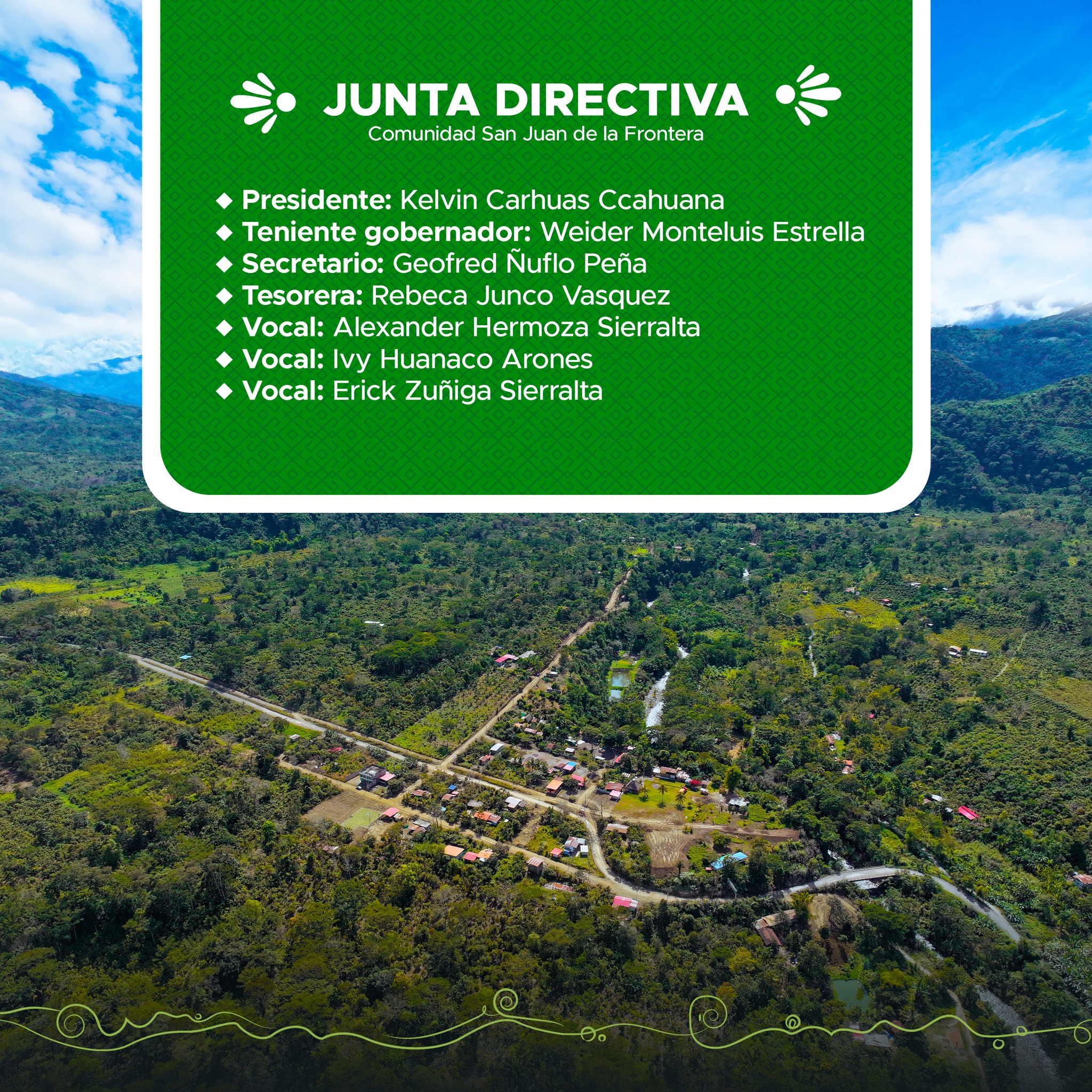 Las autoridades de la comunidad y la Municipalidad Distrital de Villa Kintiairna te invitan a celebrar con nosotros este 24 de junio con diversas actividades deportivas y costumbristas.
π βΌοΈ Te esperamos desde las 6 de la maΓ±anaβΌοΈ β°