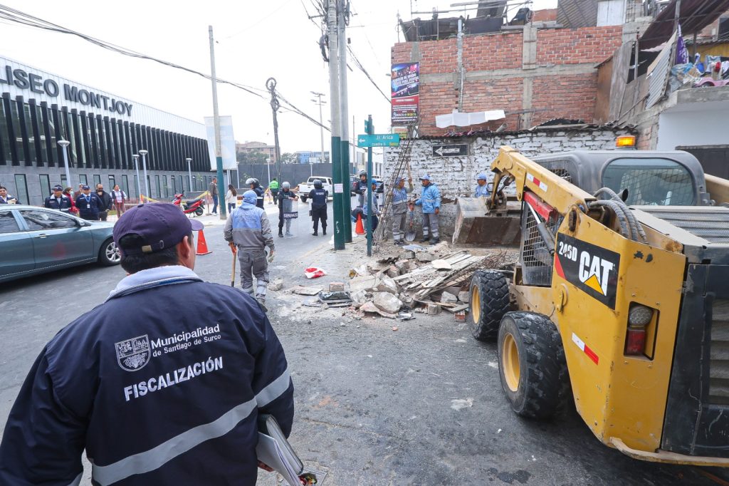 Surco avanza en la recuperación de espacios públicos con un nuevo operativo en el jirón Arica
