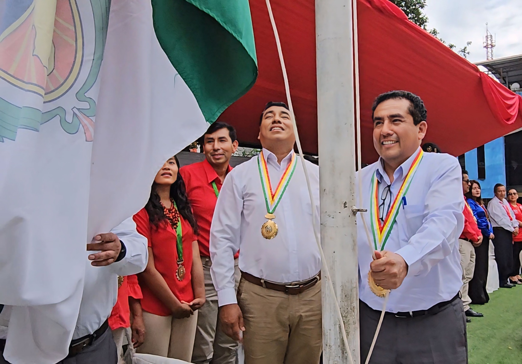 Alcalde y regidores participan en actividades por los 44. ° aniversario del centro poblado de Kiteni