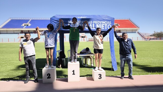 Con gran éxito se desarrolló este sábado 31 de mayo el II Campeonato de Atletismo «Descubriendo Talentos», organizado por la Municipalidad Provincial de Mariscal Nieto a través de la Gerencia de Desarrollo Económico Social, con la participación de estudiantes de instituciones educativas públicas y privadas de nuestra provincia.