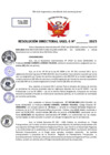 Vista preliminar de documento Resolucion Directoral N° 003515-2025
