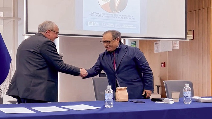 Magistrado del TC Gustavo Gutiérrez expuso en segunda sesión de la cátedra “José Faustino Sánchez Carrión” en la Universidad Andina del Cusco