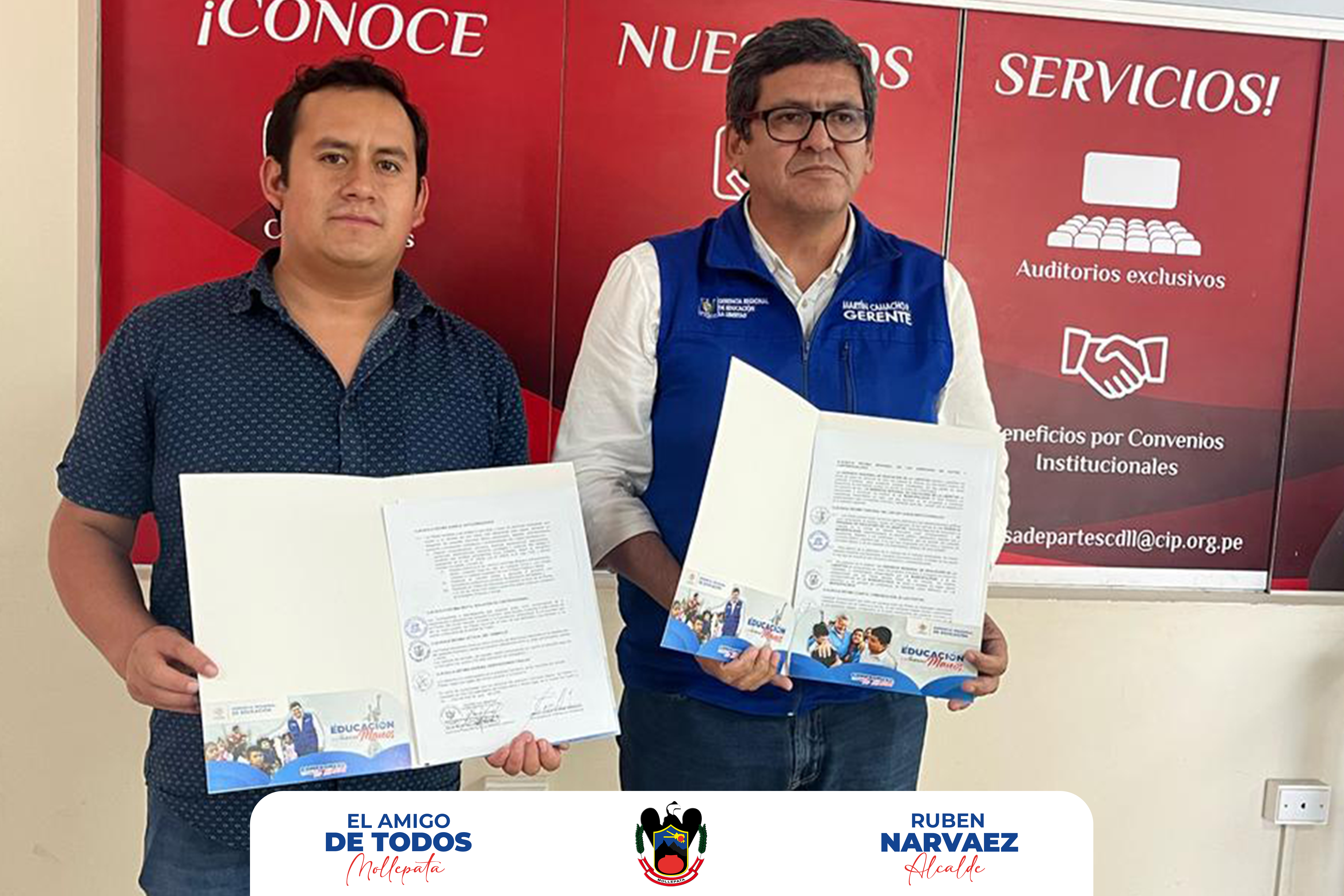 Archivo JPG de la Firma del Convenio entre la MDM y GREEL