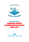 Vista preliminar de documento I Audiencia Pública 2025 - Informe Final