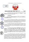 Vista preliminar de documento Resolucion Directoral N° 003525-2025