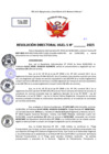 Vista preliminar de documento Resolucion Directoral N° 003526-2025