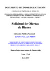 Vista preliminar de documento Documentos Estándar De Licitación