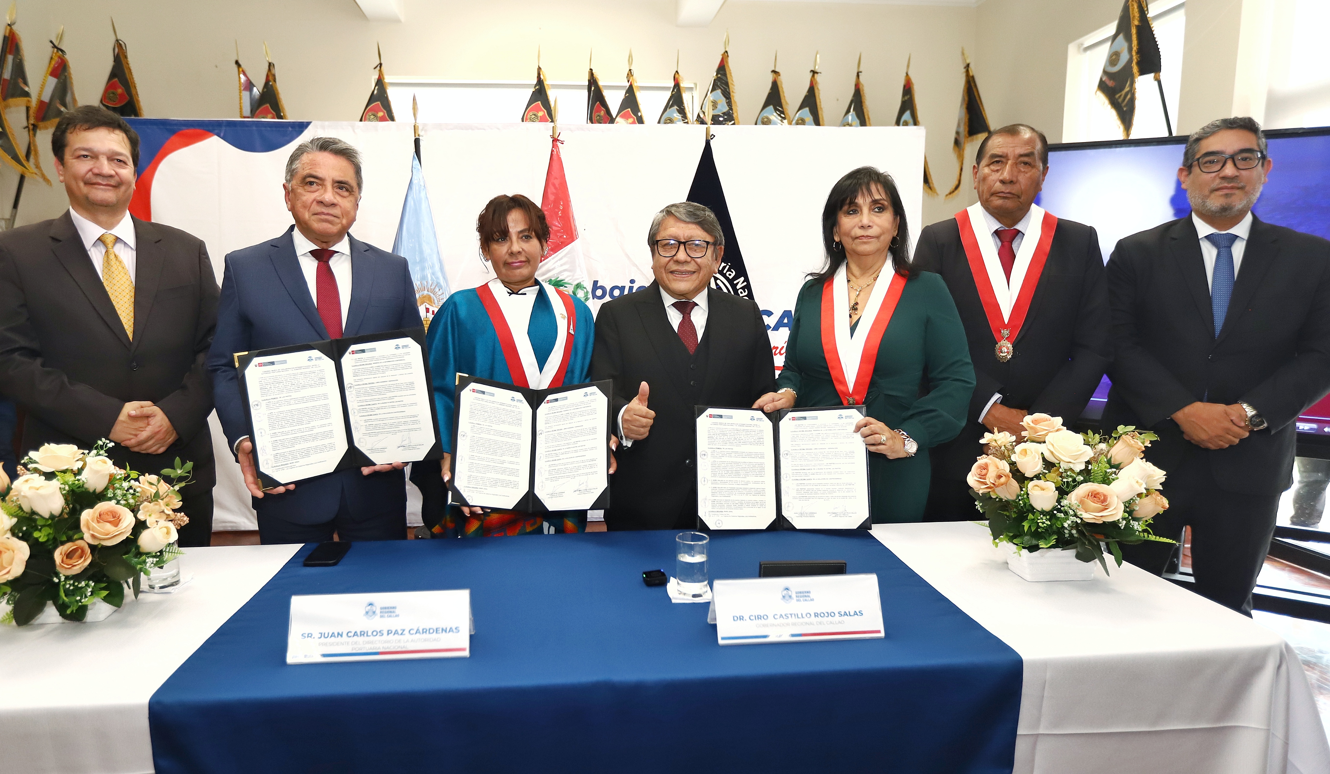 Gore Callao y Autoridad Portuaria Nacional firman importante convenio que impulsa el desarrollo del primer puerto