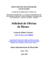 Vista preliminar de documento Documentos Estándar De Licitación