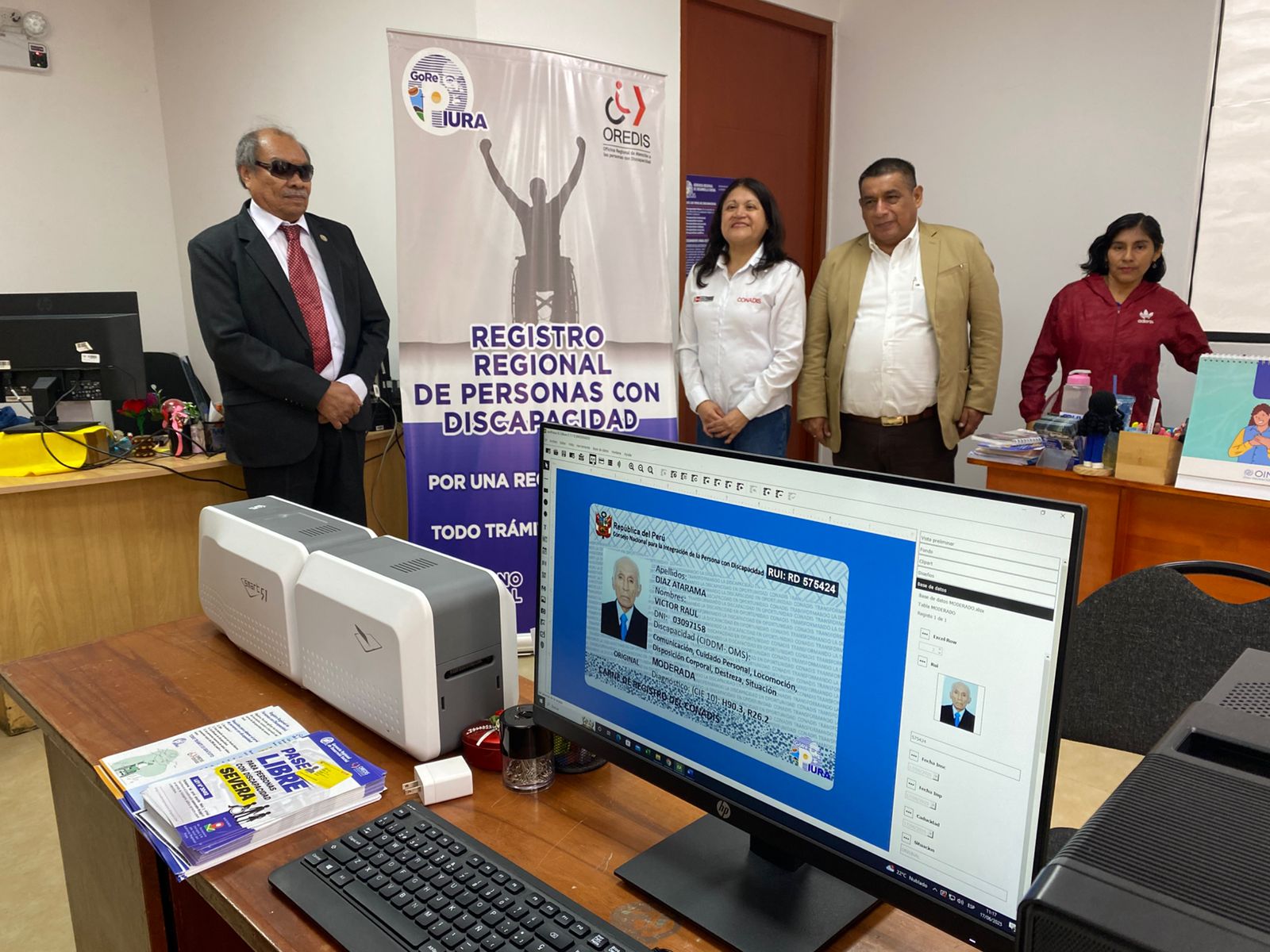 Presidenta del Conadis inaugura nuevo servicio de atención integral para personas con discapacidad en Piura