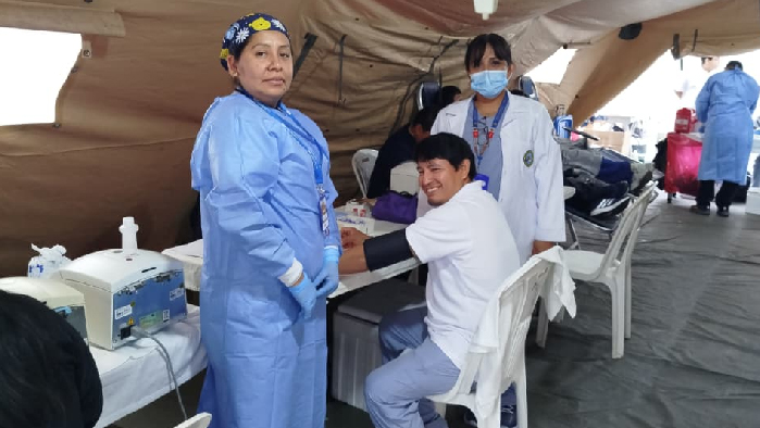 Efectiva campaña: donación voluntaria de sangre en Universidad Norbert Wiener