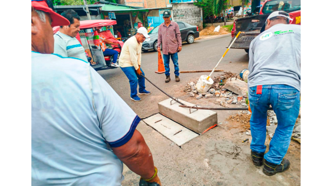 Continuamos trabajando en la ciudad de Tarapoto.