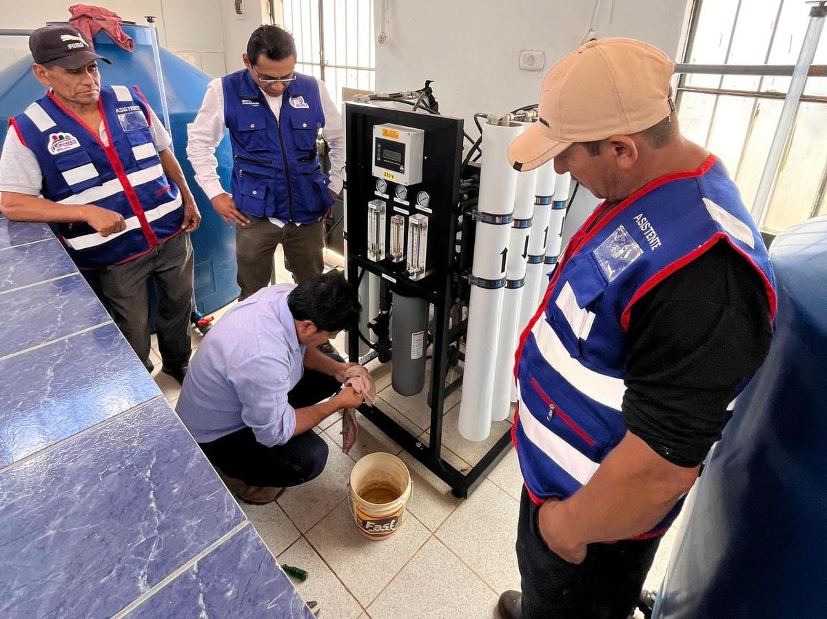 Gobierno Regional instala planta potabilizadora en Sicchez-Ayabaca y garantiza agua segura para más de 3 mil pobladores