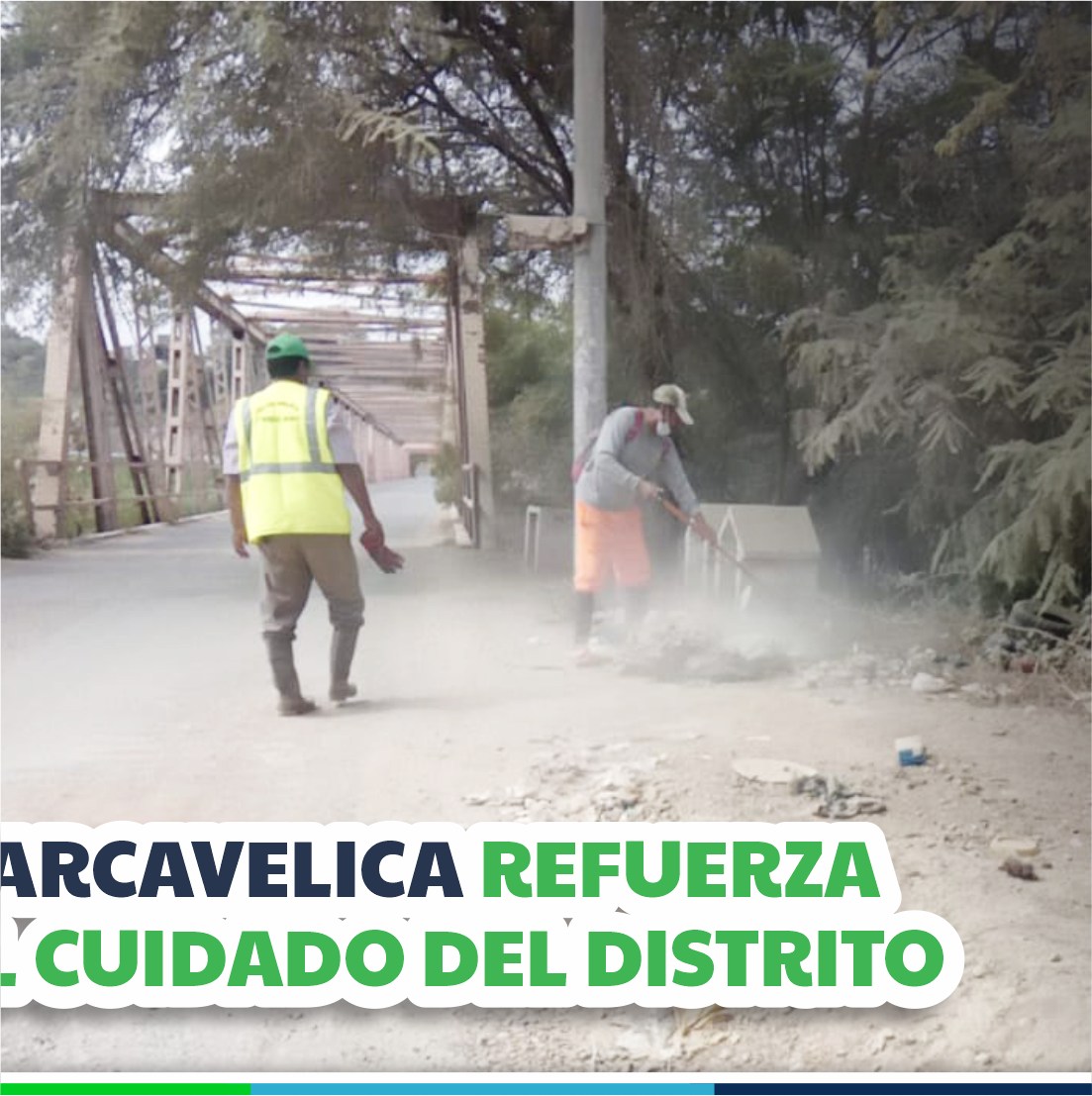 Siempre viendo por el cuidado medio ambiental en nuestro distrito