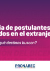 Vista preliminar de documento Pronabec - Radiografía postulantes a becas extranjero