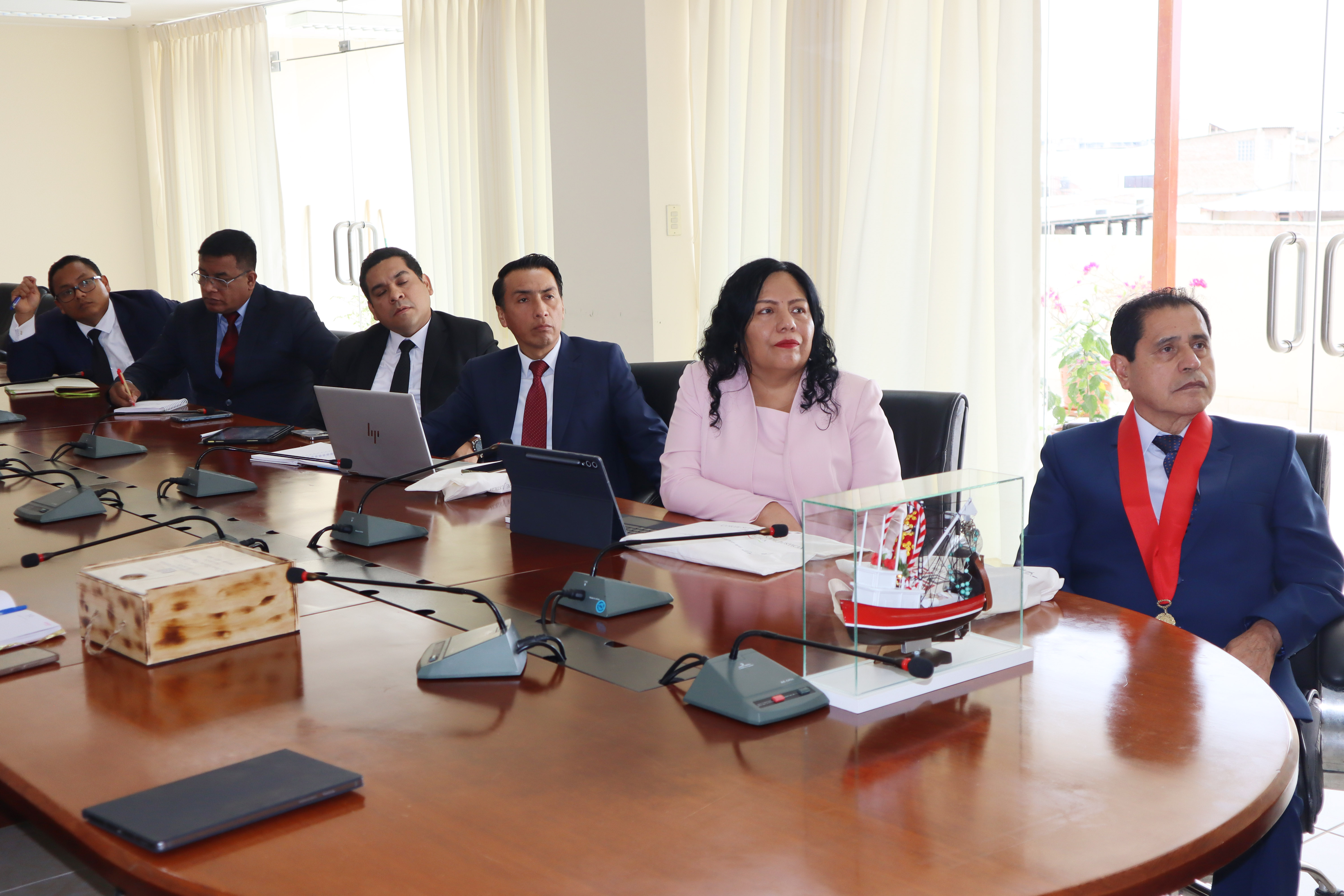 Delegación de la Corte del Santa realiza visita técnica al Módulo de Ejecución de Piura