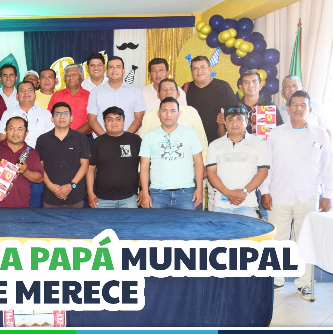 Merecido homenaje a nuestros trabajadores municipales que, además de servir con dedicación a su comunidad, cumplen el valioso rol de padres