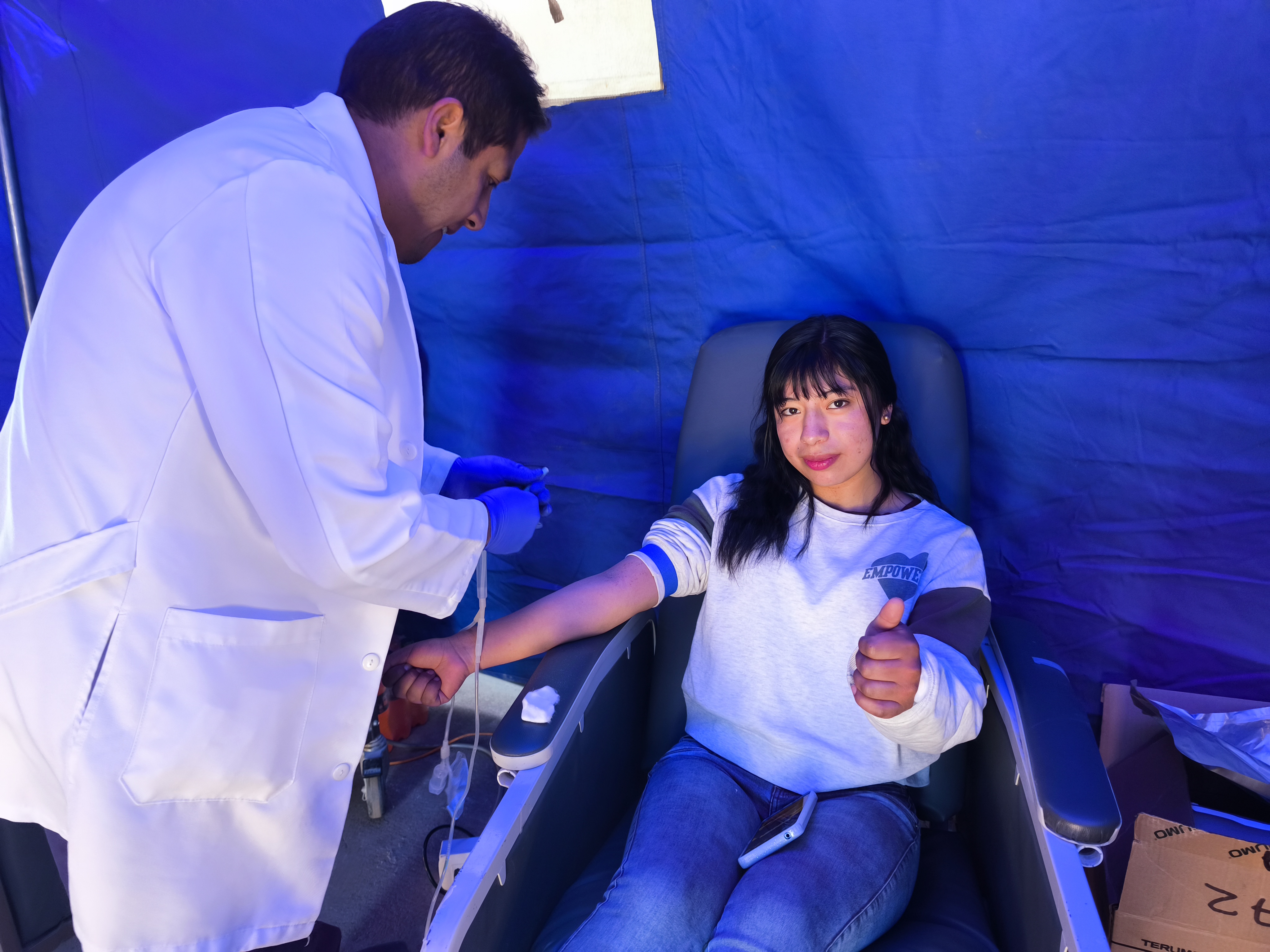 Donan sangre