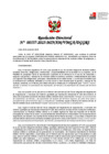 Vista preliminar de documento RD 00557 2025 - MINAM