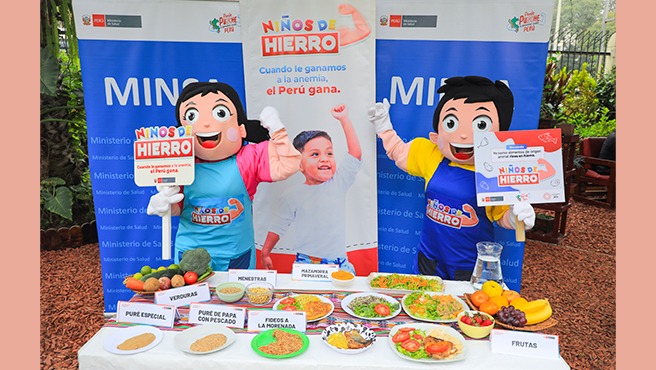 Minsa recuerda la importancia de una alimentación saludable para prevenir la anemia