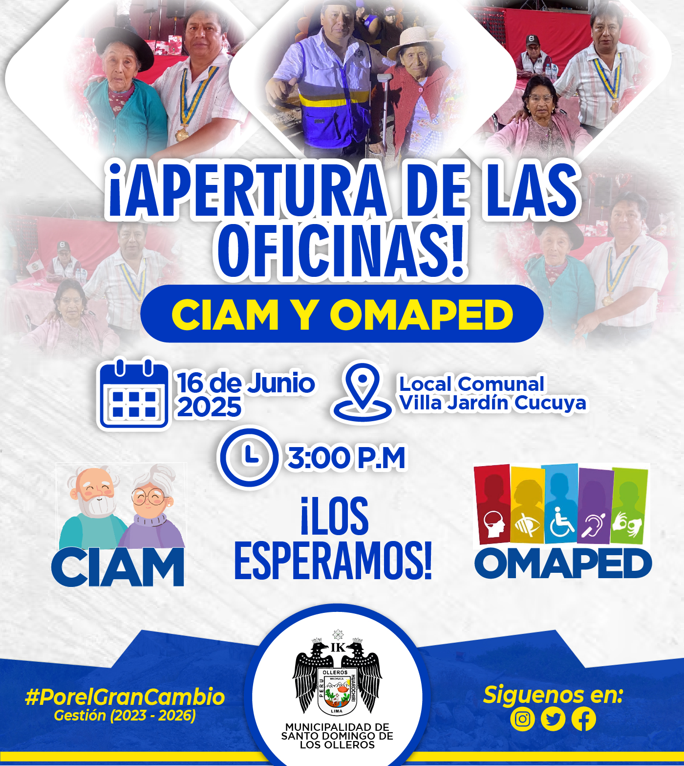 apertura CAIM OMAPED