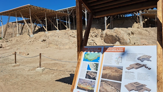 Trabajos en Huaca Ventarrón