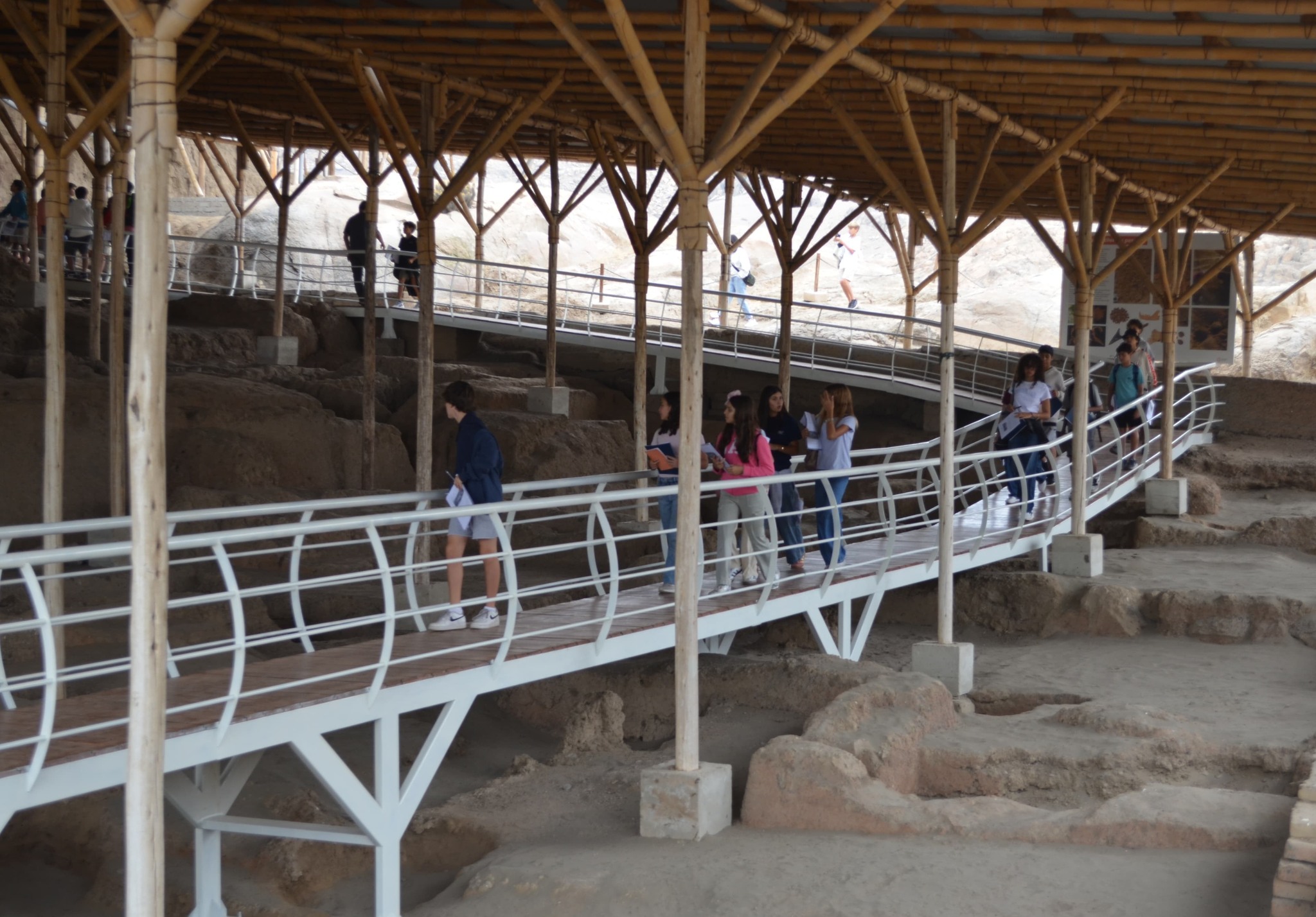 Trabajos en Huaca Ventarrón