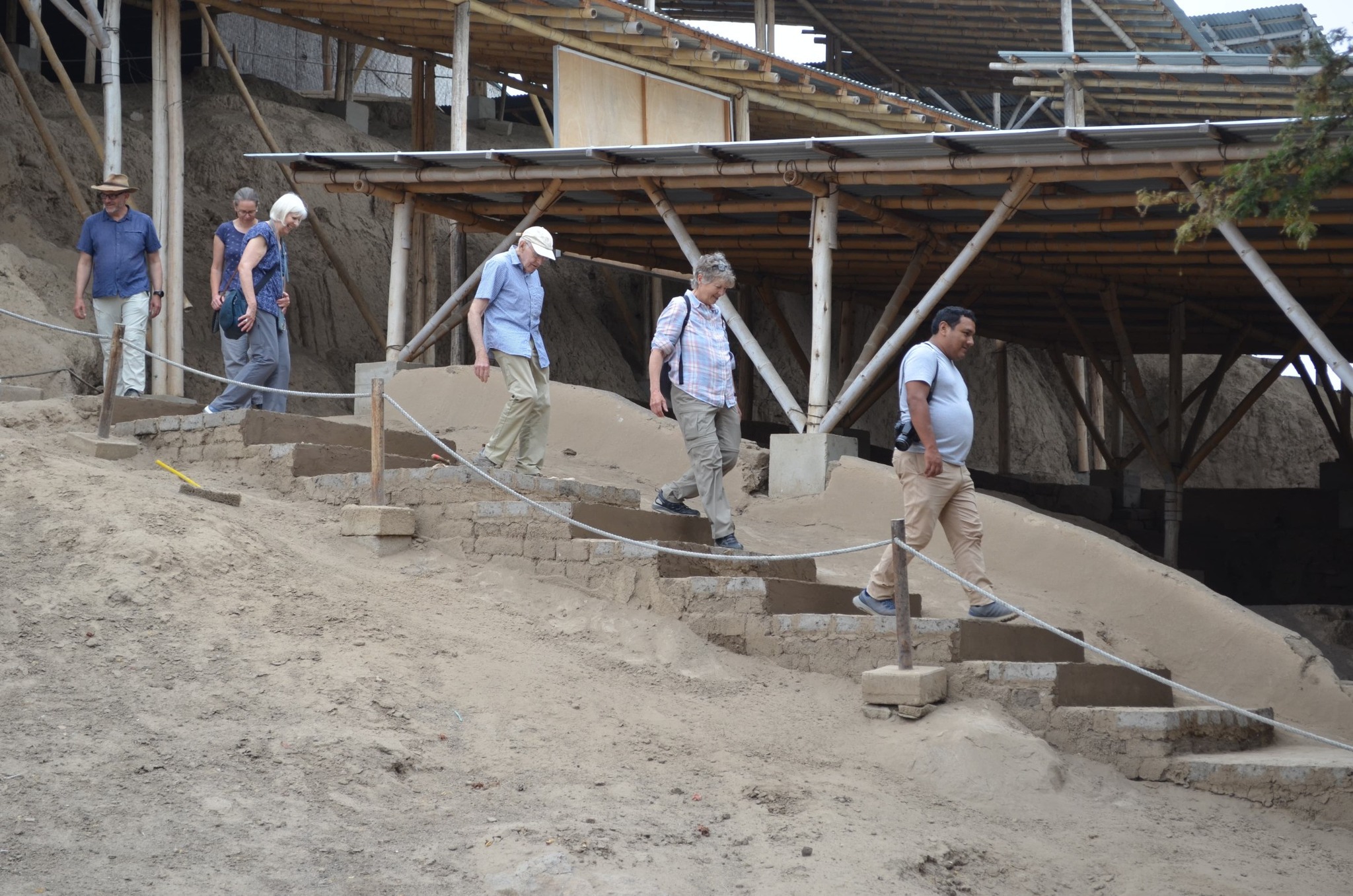 Trabajos en Huaca Ventarrón