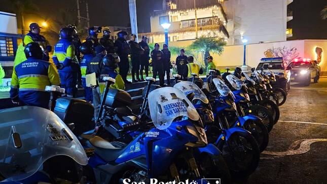Operativo conjunto refuerza la seguridad en zonas estratégicas de San Bartolo