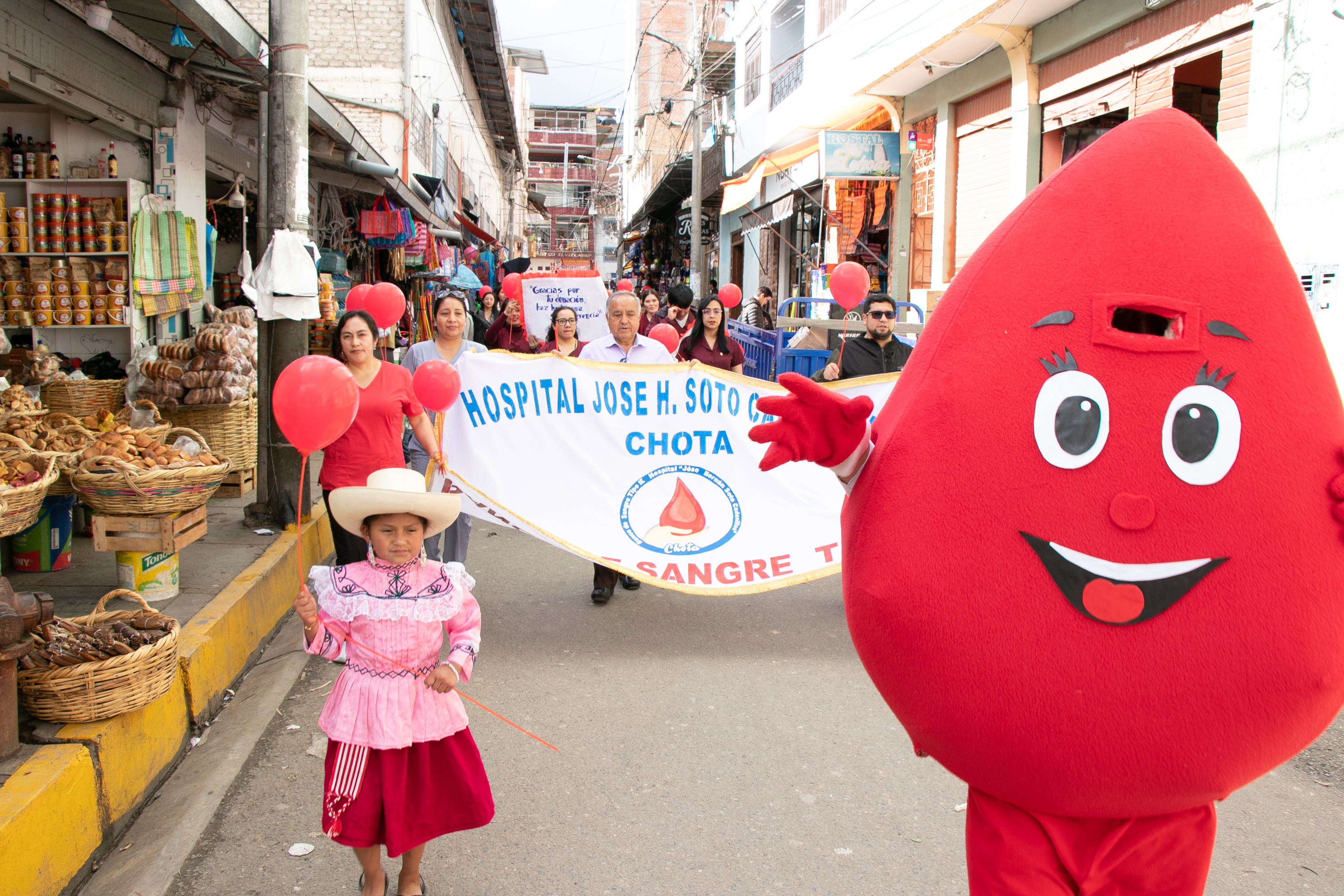 Pasacalle por el día del donante