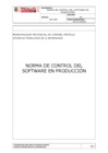 Vista preliminar de documento NO-004 Politica de control del software en produccion