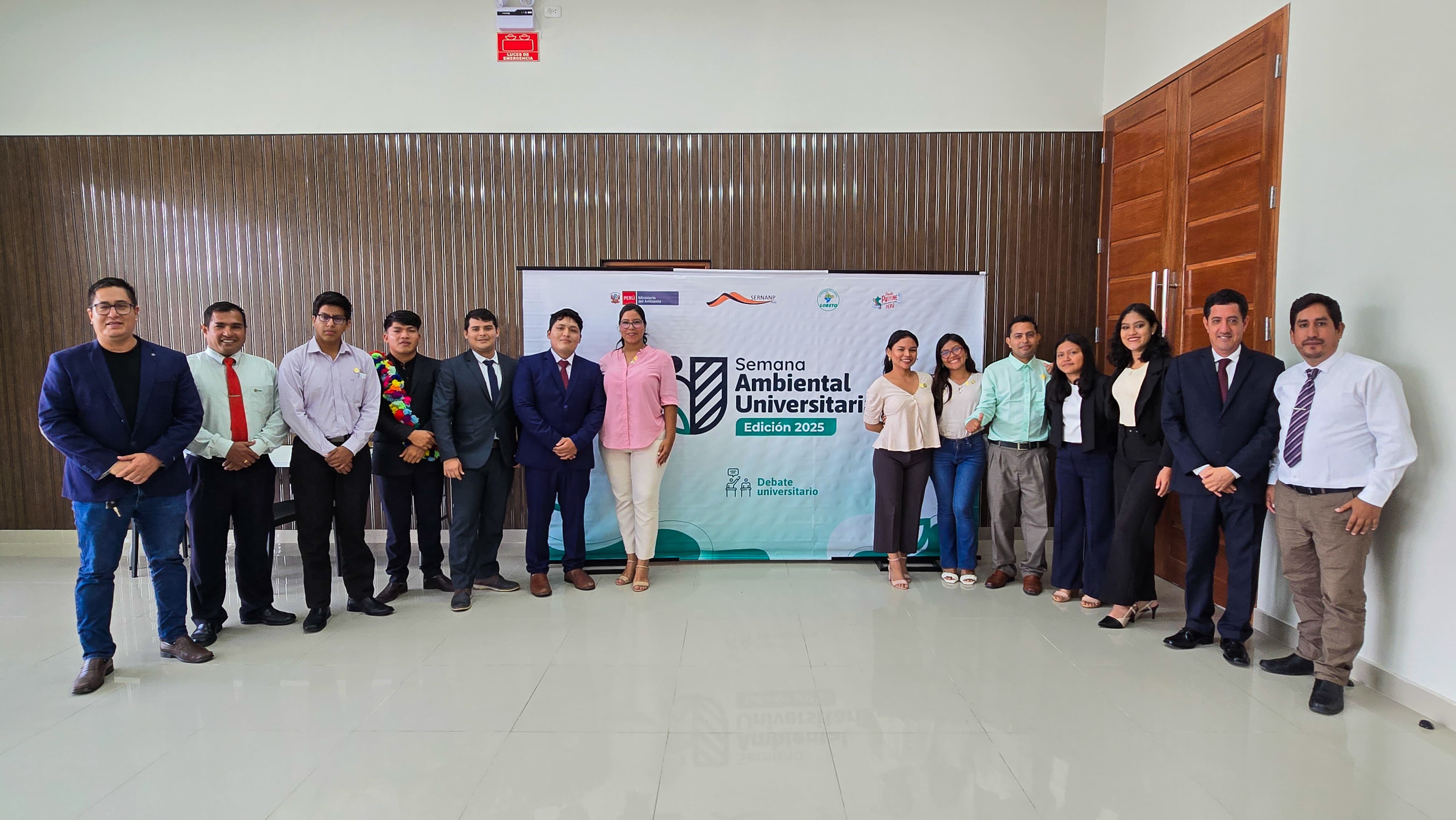 Primera competencia de debate ambiental universitario se realizó con éxito en Loreto.