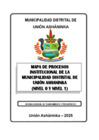 Vista preliminar de documento MAPA DE PROCESOS INSTITUCIONAL DE LA MDUA