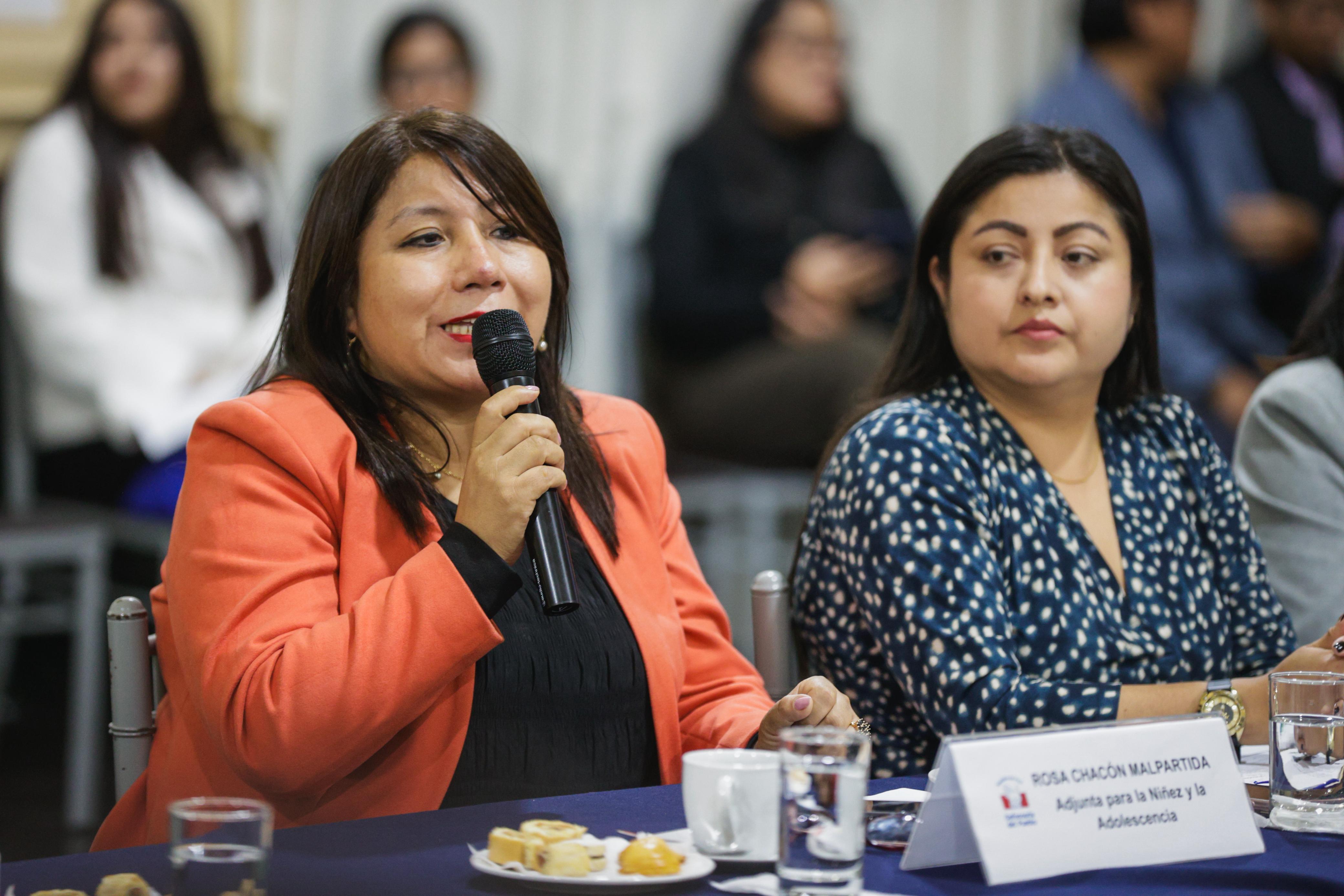 Ministra Montellanos: "Es prioridad para nosotros fortalecer los sistemas de protección para las niñas, niños y adolescentes"