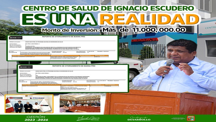 Reconstrucci贸n de un moderno centro de salud