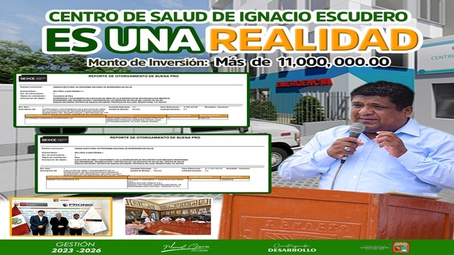 Reconstrucción de un moderno centro de salud