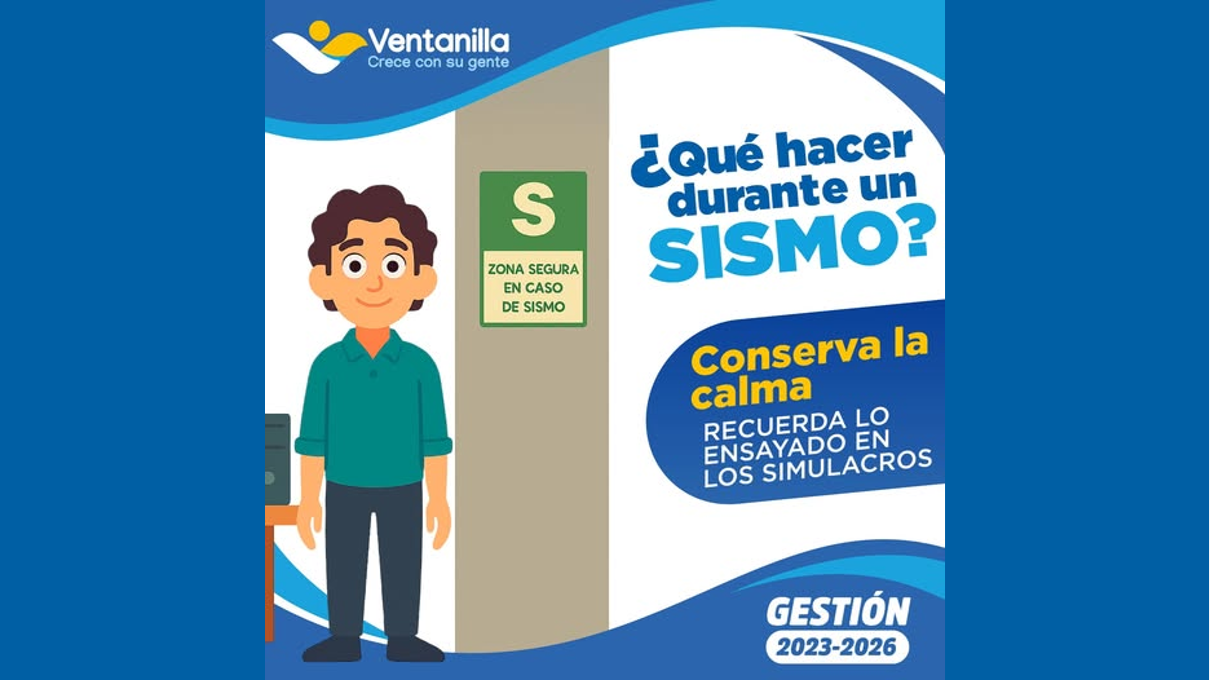 😌🌍 ¡Durante un sismo, mantén la calma y protégete en un lugar seguro — tu tranquilidad puede salvar vidas! 🛑🏠c