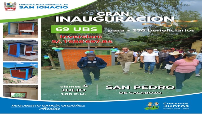 Alcalde Reguberto Garcia Ordoñez inaugurara proyecto de UBS en el caserío San Pedro