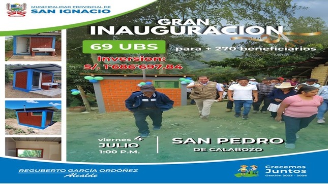 Alcalde Reguberto Garcia Ordoñez inaugurara proyecto  de UBS en el caserío San Pedro