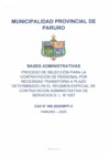 Vista preliminar de documento Proceso de convocatoria CAS N ° 006-2025-MPP