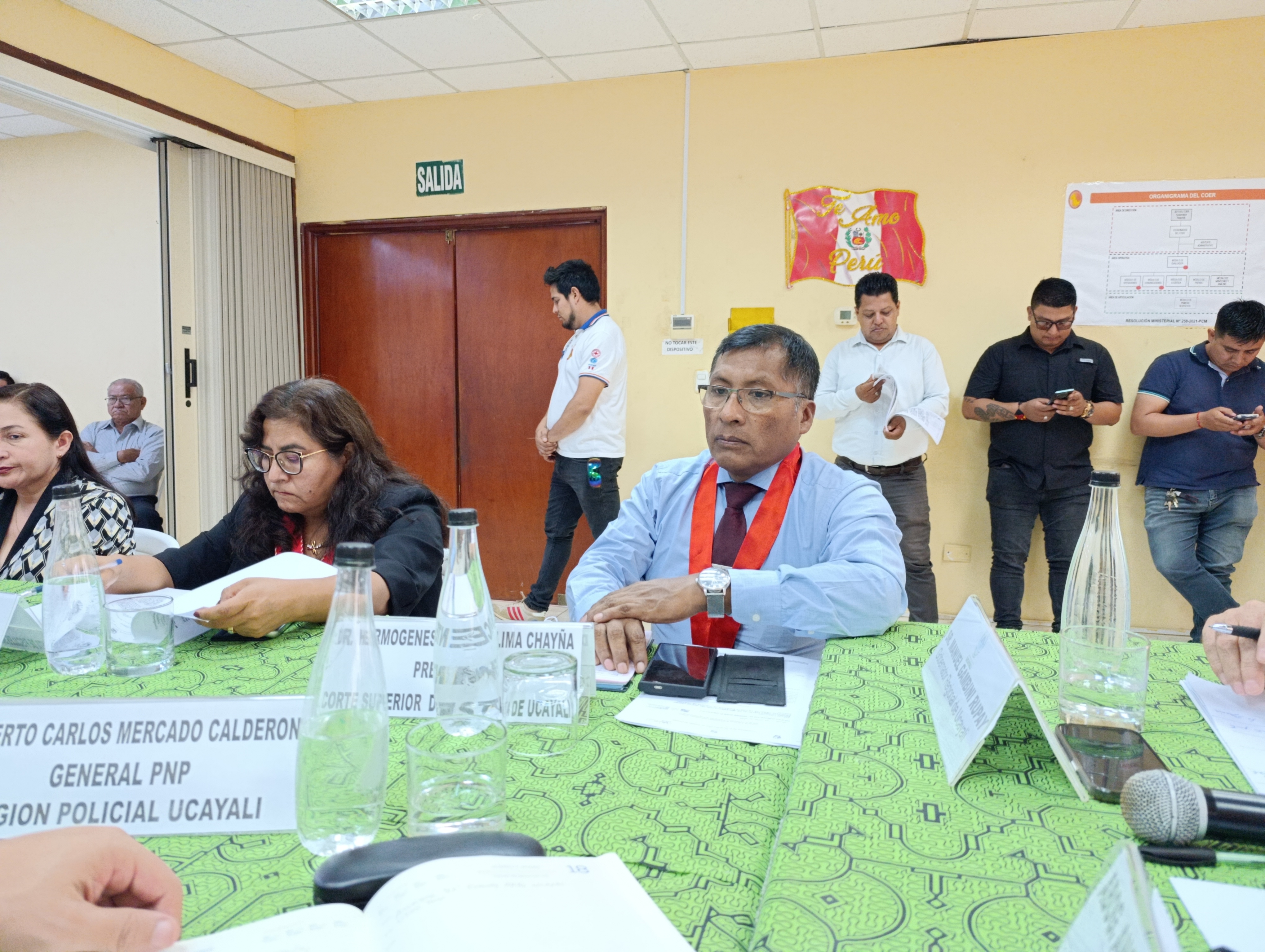 Presidente de la Corte de Ucayali participó en la II Sesión Ordinaria del CORESEC 2025 (4)