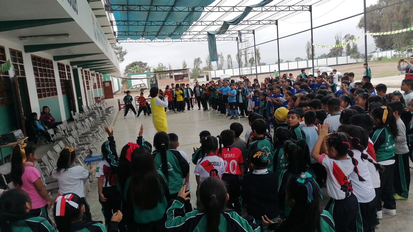 “Huaral Recrea” de la municipalidad provincial de Huaral llegó hasta la I.E 20845 Mariano Melgar - El Trébol