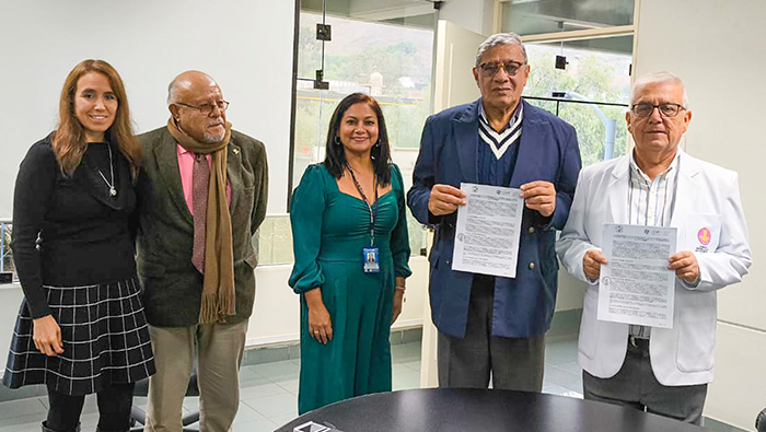 Firma de convenio interinstitucional entre la Facultad de Medicina Humana de la Universidad san Martín de Porres y el Hospital de Chancay