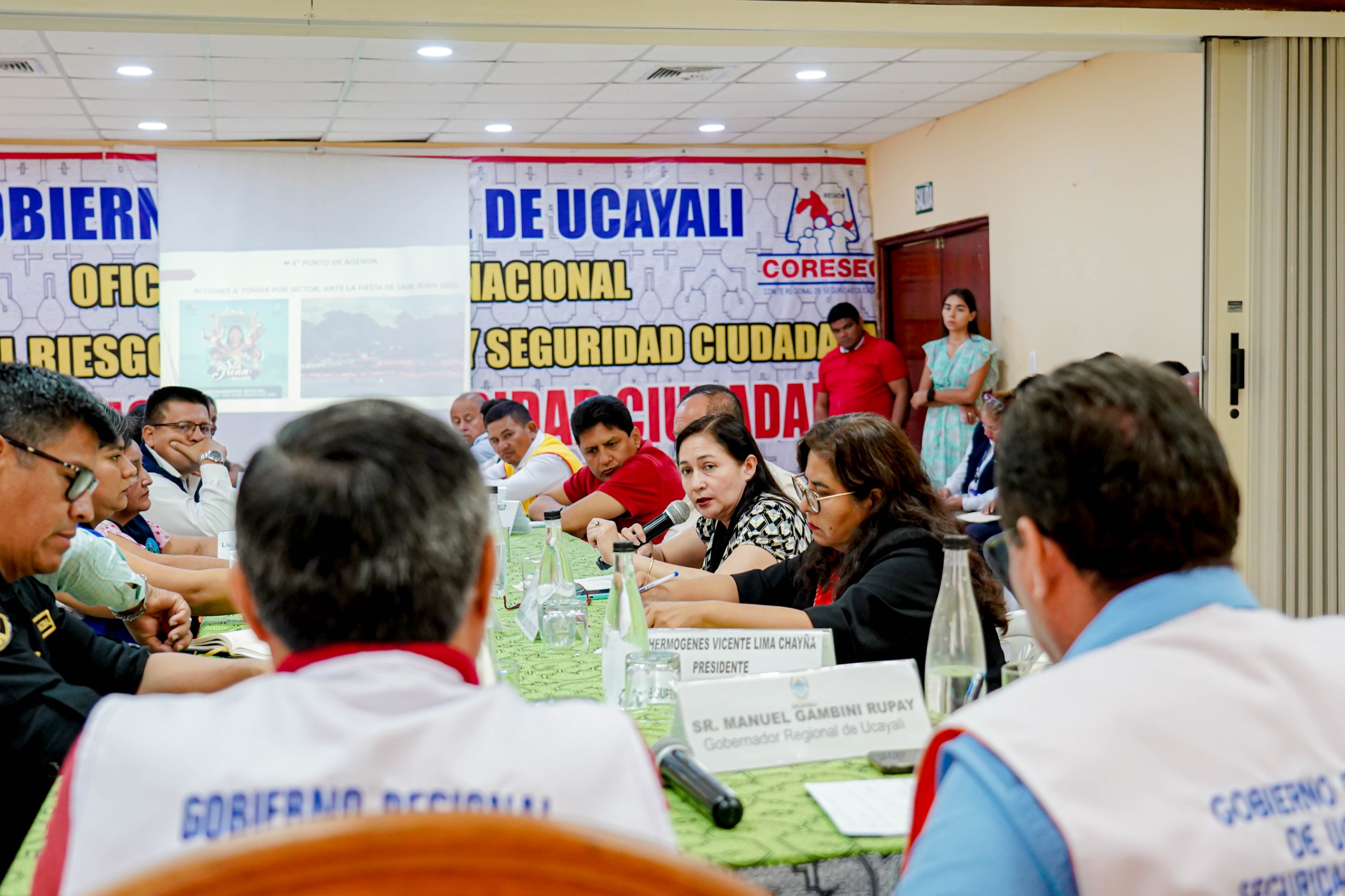 Participación de la alcaldesa Janet Castagne dando cuenta del plan de seguridad ciudadana en su jurisdicción.