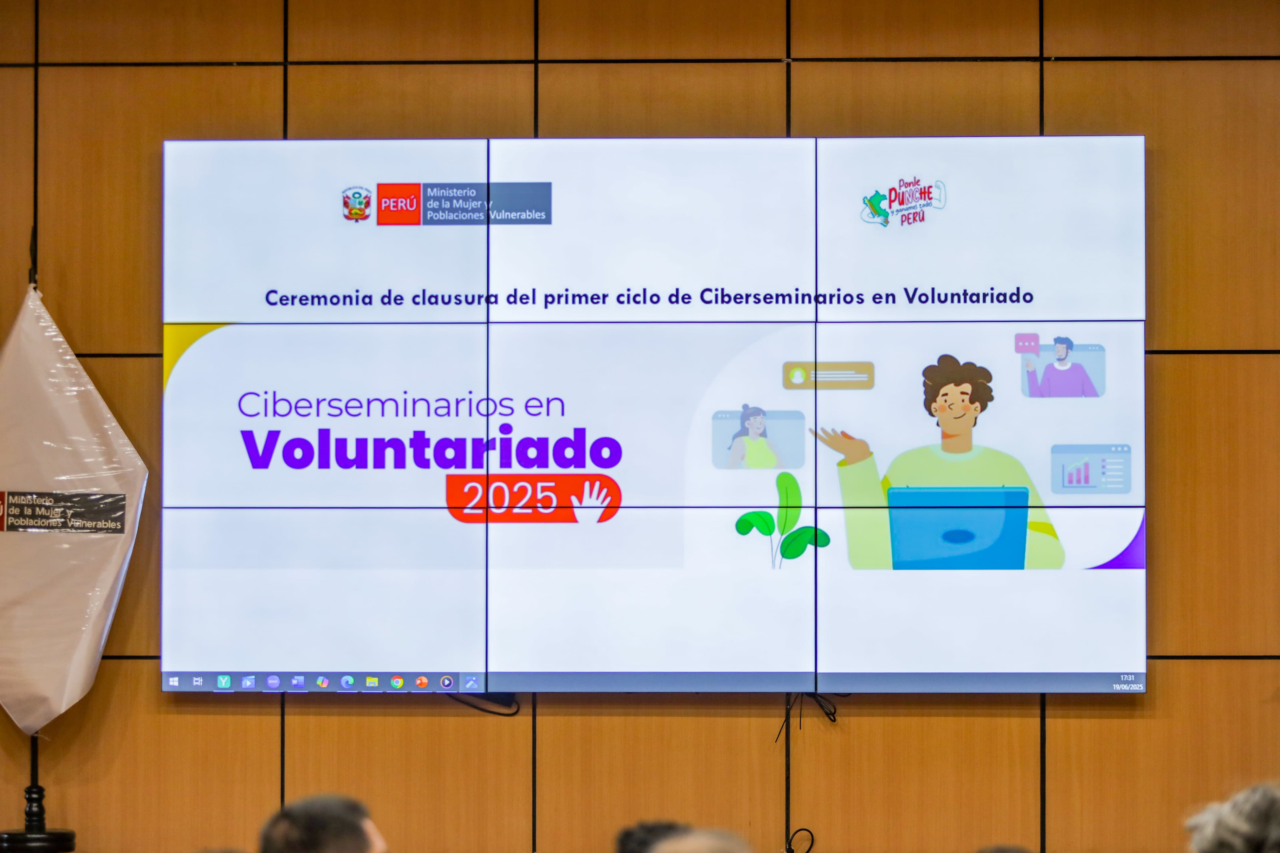 Más de 400 personas fortalecieron sus capacidades en el primer ciclo de Ciberseminarios en Voluntariado 2025